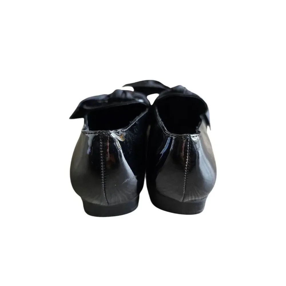 New York Company Loafer Size‎ 8 Black Faux Patent Leather NEW